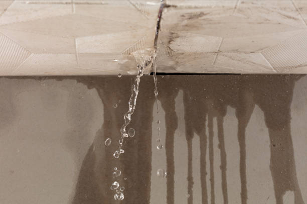 Professional Sewage Cleanup technician working in Martinsville, OH